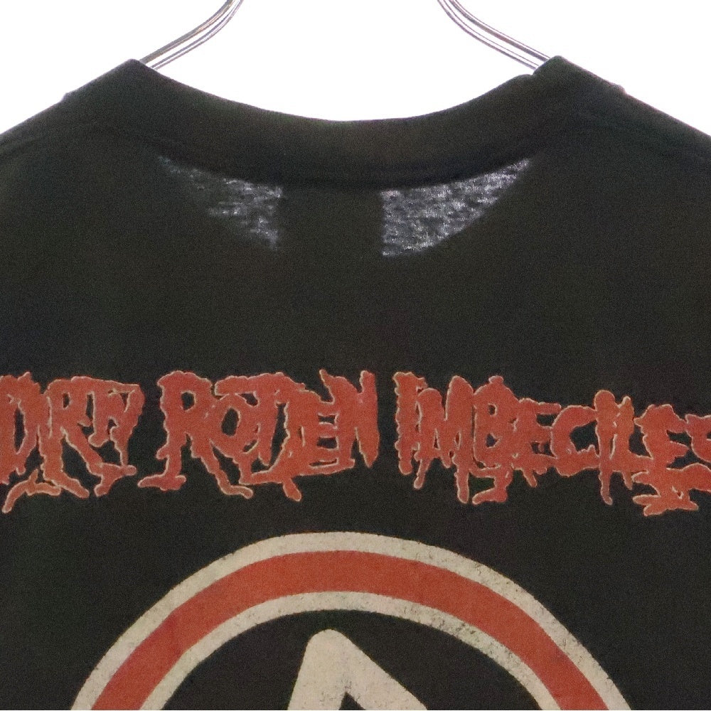 VINTAGE(ヴィンテージ) 90s D.R.I. Dealing With It TEE 両面プリント半袖Tシャツ カットソー ブラック