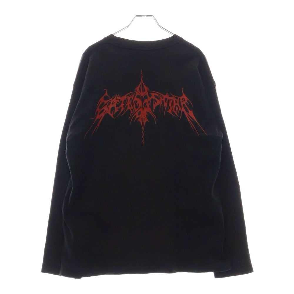 VINTAGE(ヴィンテージ) 90S GATES OF ISHTAR BOOTLEG L/S TEE ゲイツオブイシュター ブートレグ スカルプリント ロングスリーブ 長袖Tシャツ ブラック