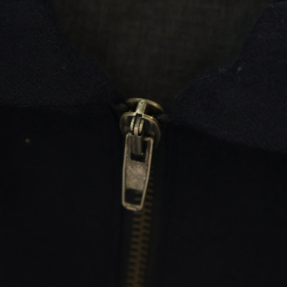 RAF SIMONS(ラフシモンズ) 01AW RIOT RIOT RIOT期 Archive アーカイブ ウールジップアップ ブルゾン ジャケット ネイビー