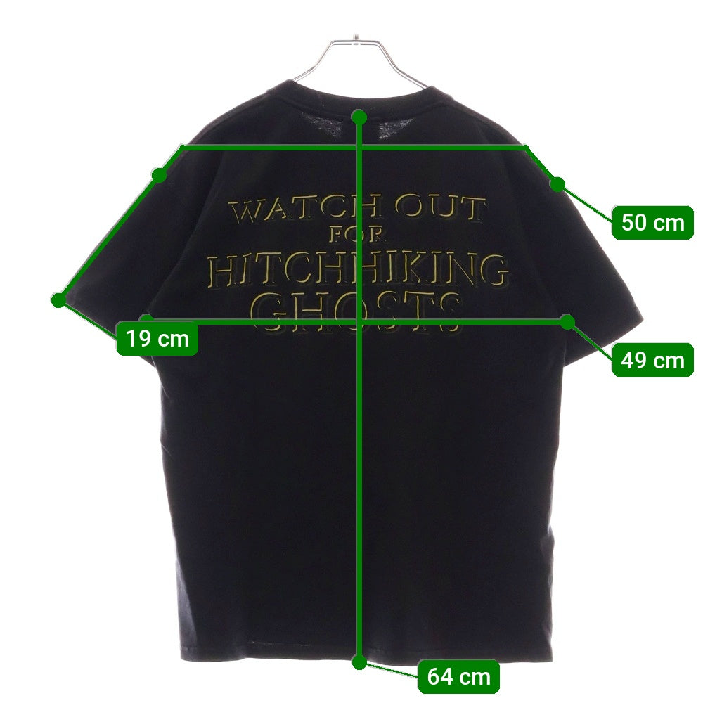 VINTAGE(ヴィンテージ) 90S DISNEY HAUNTED MANSION ホーンテッドマンション 両面プリント 半袖Tシャツ ブラック