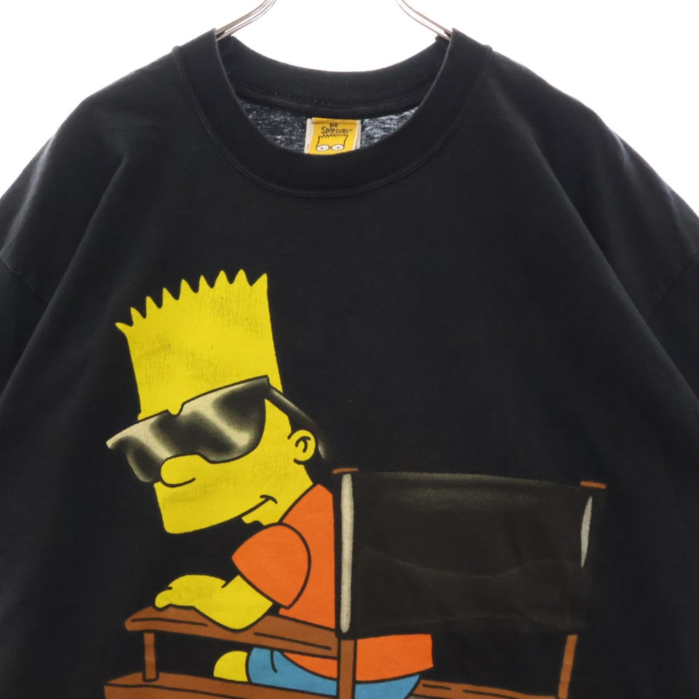 VINTAGE(ヴィンテージ) 90s THE SIMPSONS MATT GROENING フロント プリント Tシャツ 半袖カットソー ブラック