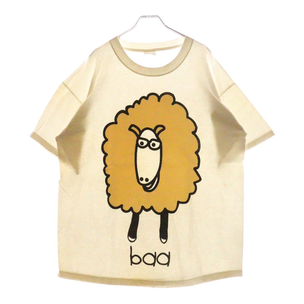 VINTAGE(ヴィンテージ) 00s SHEEP BAA 羊 フロント プリント Tシャツ 半袖カットソー ホワイト