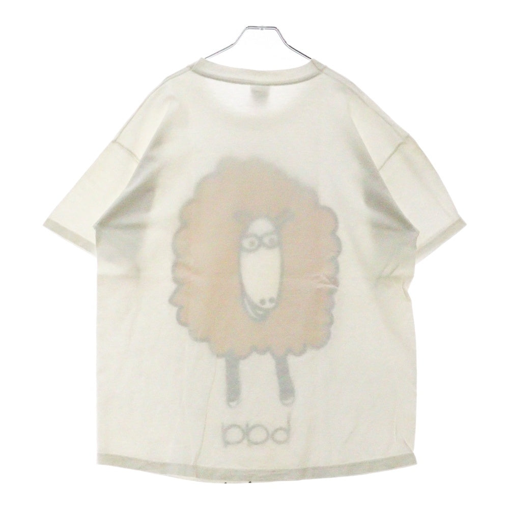 VINTAGE(ヴィンテージ) 00s SHEEP BAA 羊 フロント プリント Tシャツ 半袖カットソー ホワイト