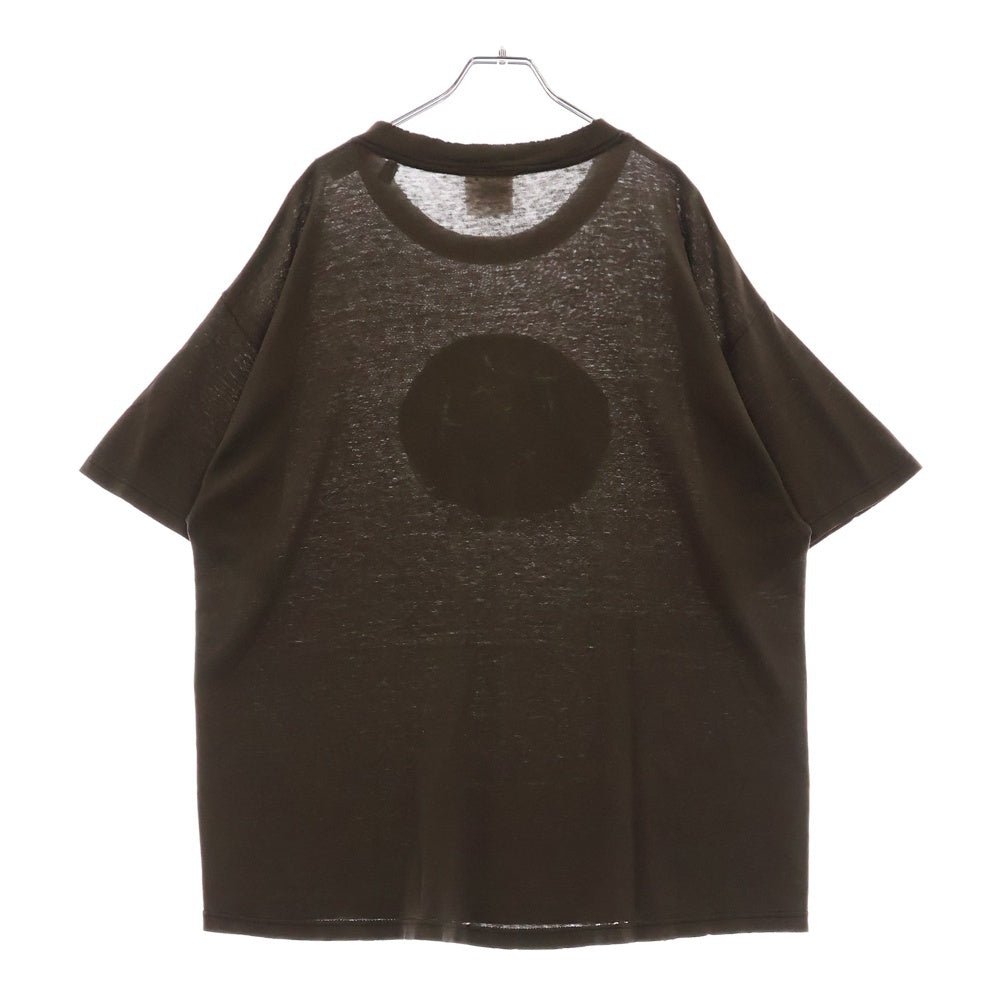 VINTAGE(ヴィンテージ) 90s HOOK UPS フロント プリント Tシャツ 半袖カットソー グレー