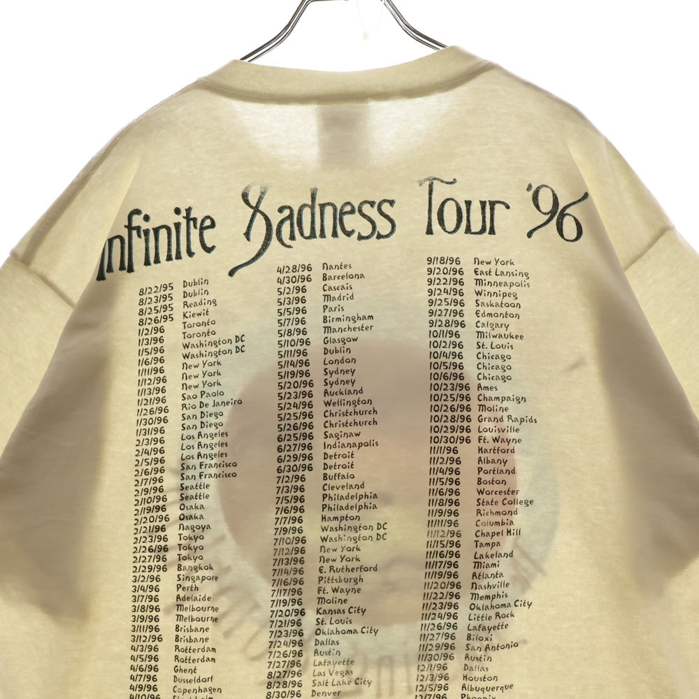 VINTAGE(ヴィンテージ) 90s THE SMASHING PUMPKINS INFINITE SADNESS TOUR '96 TEE スマッシング・パンプキンズ バンド両面プリント半袖Tシャツ カットソー ホワイト