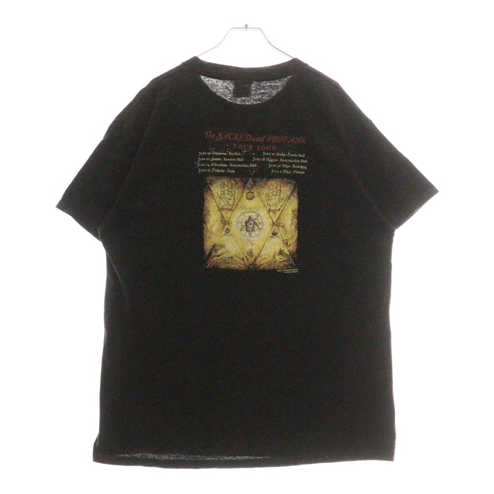 VINTAGE(ヴィンテージ) 00s THE SMASHING PUMPKINS THE SACRED AND PROFANE TOUR ザセイクリッドアンドプロフェイン 両面プリント Tシャツ 半袖カットソー ブラック