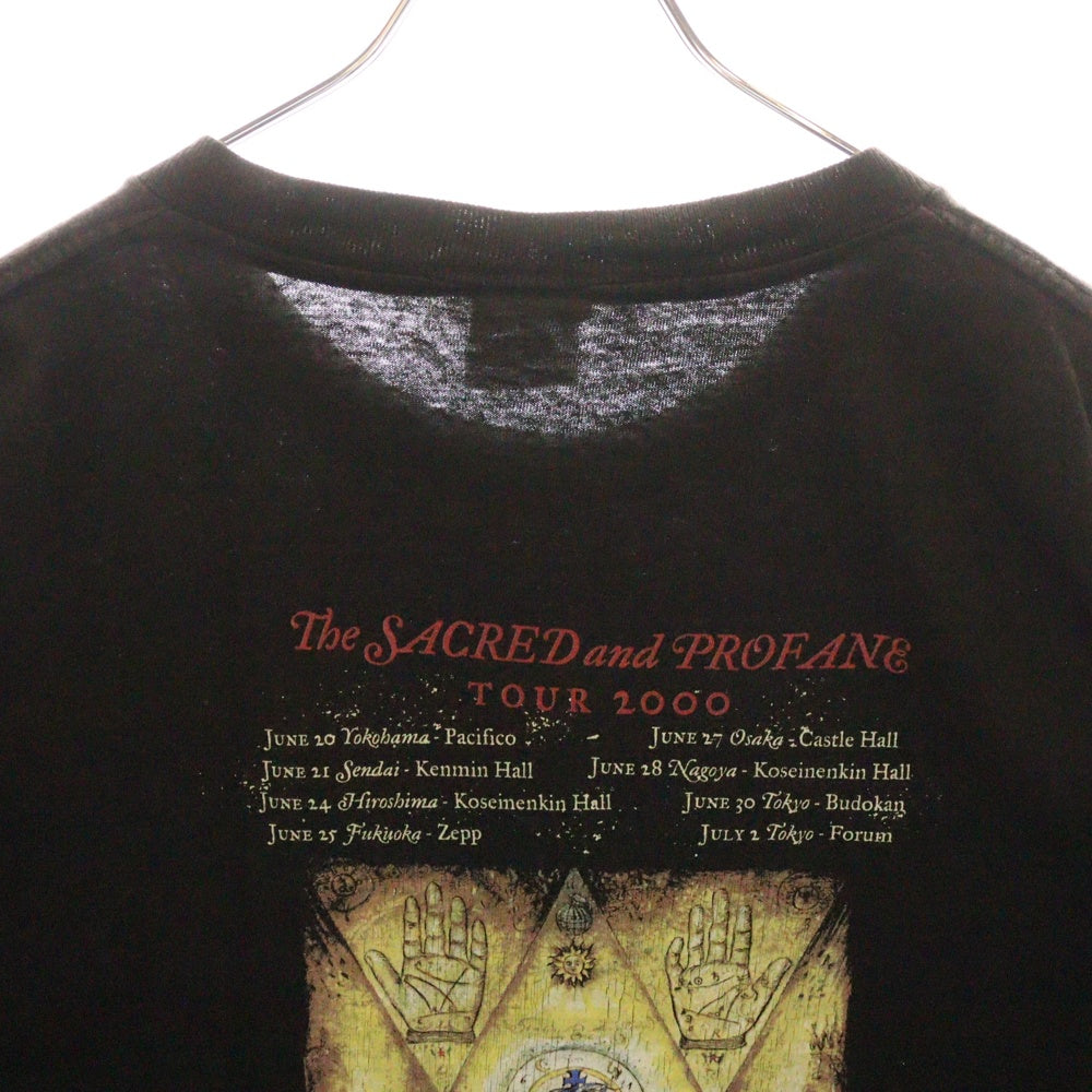 VINTAGE(ヴィンテージ) 00s THE SMASHING PUMPKINS THE SACRED AND PROFANE TOUR ザセイクリッドアンドプロフェイン 両面プリント Tシャツ 半袖カットソー ブラック