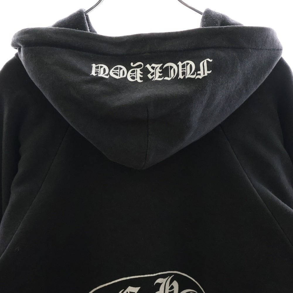 CHROME HEARTS(クロムハーツ) OLD Horseshoe Hoodie オールドモデル ホースシュー 袖プリント プルオーバー パーカー ブラック
