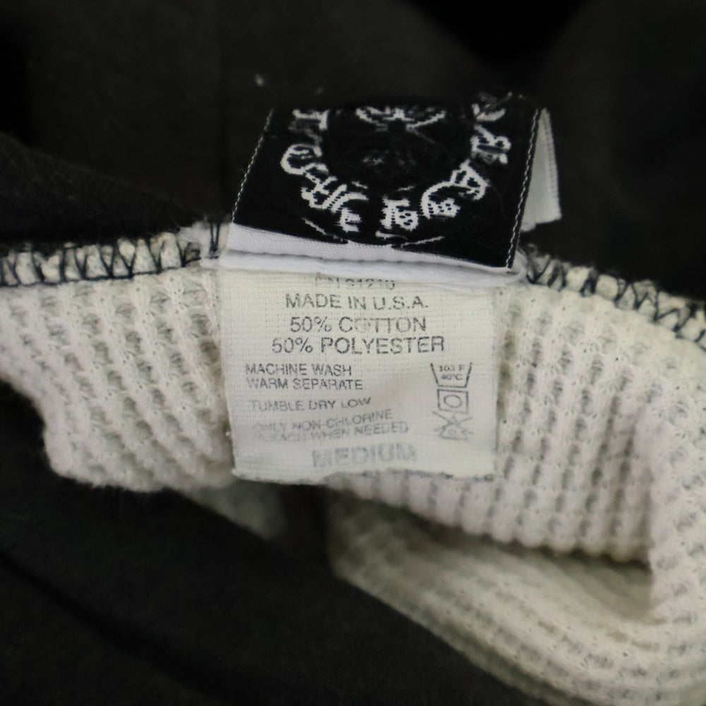 CHROME HEARTS(クロムハーツ) OLD Horseshoe Hoodie オールドモデル ホースシュー 袖プリント プルオーバー パーカー ブラック