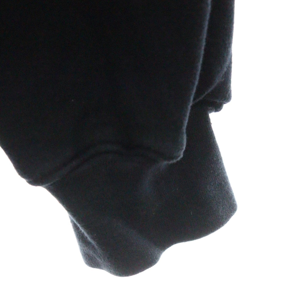 CHROME HEARTS(クロムハーツ) OLD SWTSHRT HD ZIP オールドモデル 裏地サーマル バックホースシュー プリント ダガージップアップ スウェットパーカー ブラック