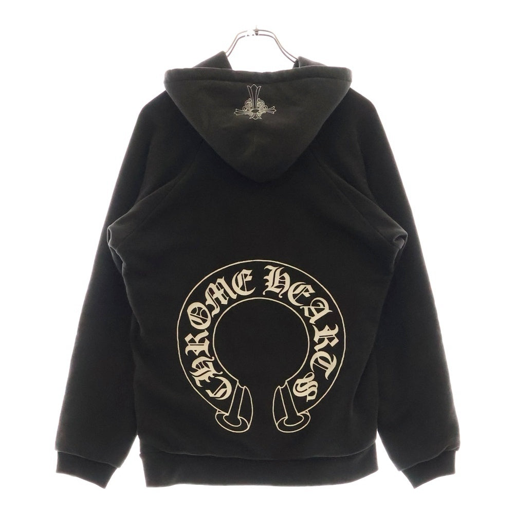 CHROME HEARTS(クロムハーツ) OLD Horseshoe Hoodie オールドモデル バックホースシュー プルオーバー パーカー ブラック