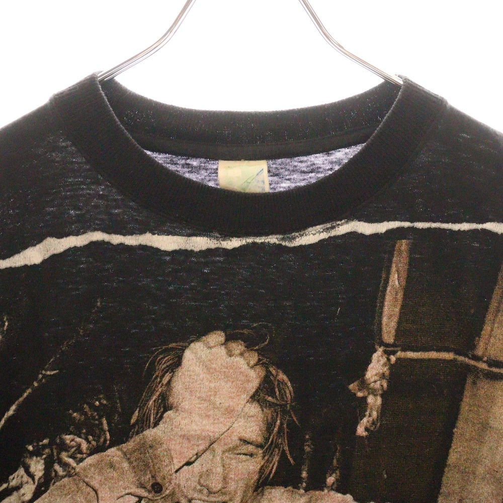 VINTAGE(ヴィンテージ) 90s NIRVANA KURT COBAIN GRUNGE IS DEAD BOOTLEG ニルヴァーナ カートコバーン Tシャツ 半袖カットソー ブラック