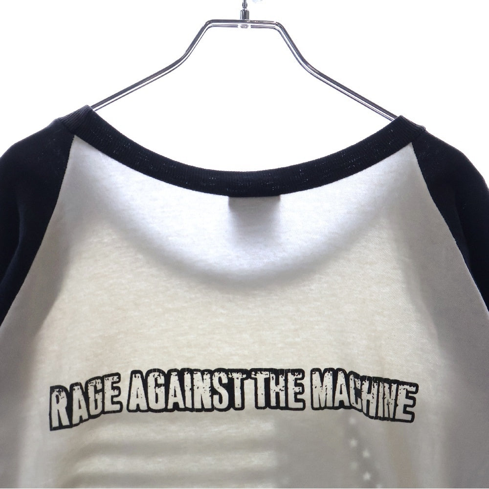 VINTAGE(ヴィンテージ) 90s RAGE AGAINST THE MACHINE EVIL ENPIRE 1996 RAGLAN レイジ・アゲインスト・ザ・マシーン イービル・エンパイア 1996 ラグラン Tシャツ 長袖カットソー