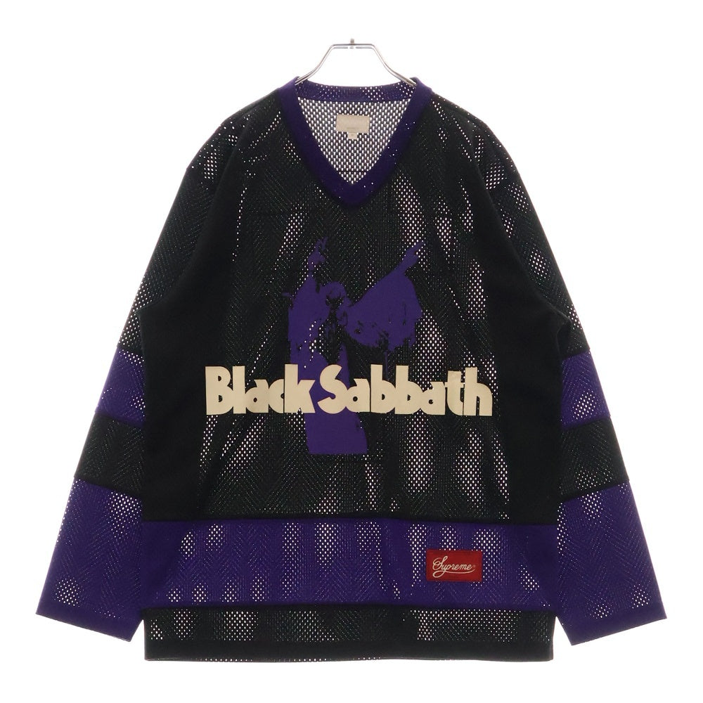 SUPREME(シュプリーム) 16SS Black Sabbath Hockey Jersey ブラックサバス ホッケージャージ ロングスリーブ ゲームシャツ ブラック