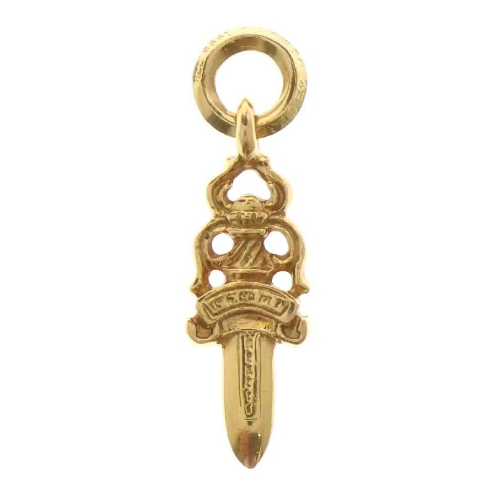CHROME HEARTS(クロムハーツ) 22K #5 DAGGER P/DIA #5ダガーチャーム アフター PAVEダイヤ ペンダントトップ ゴールド BCA031