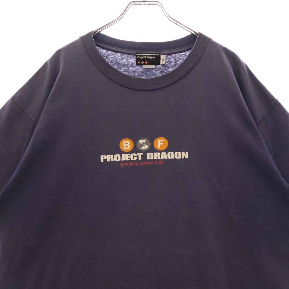 VINTAGE(ヴィンテージ) 90s BSF FUTURA PROJECT DRAGON ビーエスエフ フゥーチュラ プロジェクト ドラゴン Tシャツ 半袖カットソー パープル