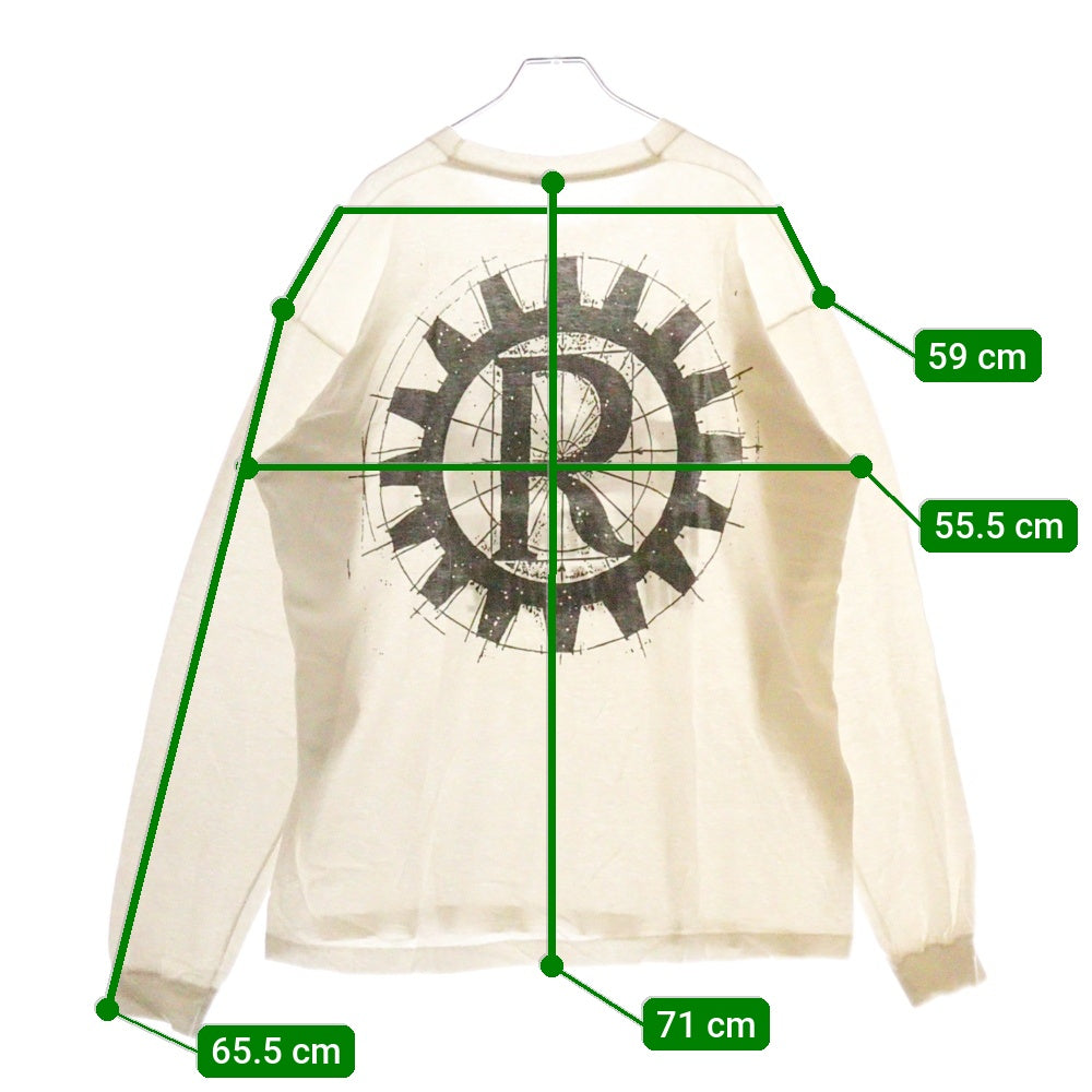 VINTAGE(ヴィンテージ) 90s RAGE AGAINST THE MACHINE 1997 NUNS AND GUNS LS TEE レイジアゲインストザマシーン 長袖Tシャツ 長袖カットソー ホワイト