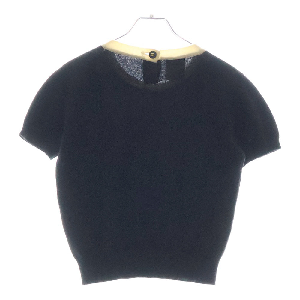 CHANEL(シャネル) 95A VINTAGE PO5424W02250 ココマークボタン バイカラー アンサンブルニット カーディガン ブラック/ホワイト レディース
