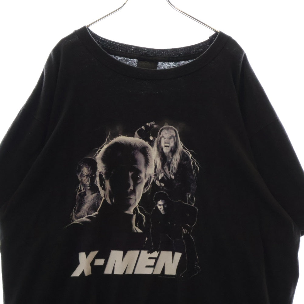 VINTAGE(ヴィンテージ) 00s X-MEN マグニート プリント Tシャツ 半袖カットソー ブラック