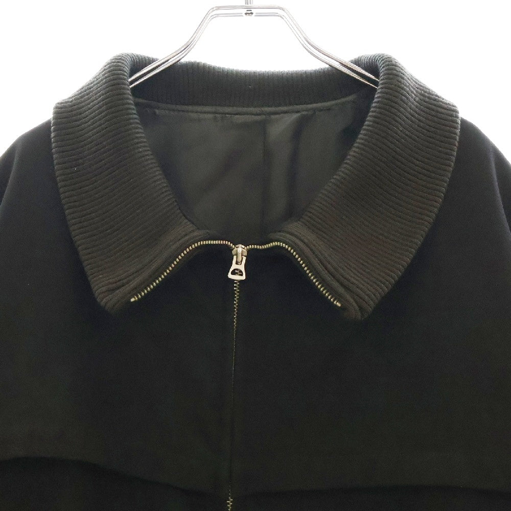 Y's for men(ワイズフォーメン) ウールギャバジン リブカラー ロング コート ブラック MX-C06-108
