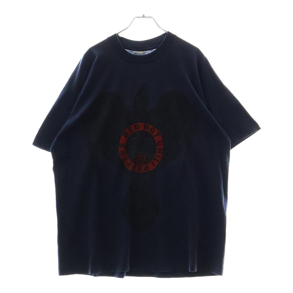 VINTAGE(ヴィンテージ) 90S RED HOT CHILI PEPPERS Hanky Panky レッドホットチリペッパーズ 両面プリント 半袖Tシャツ ネイビー