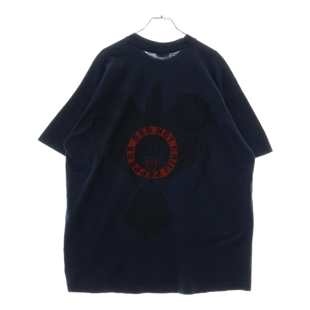 VINTAGE(ヴィンテージ) 90S RED HOT CHILI PEPPERS Hanky Panky レッドホットチリペッパーズ 両面プリント 半袖Tシャツ ネイビー