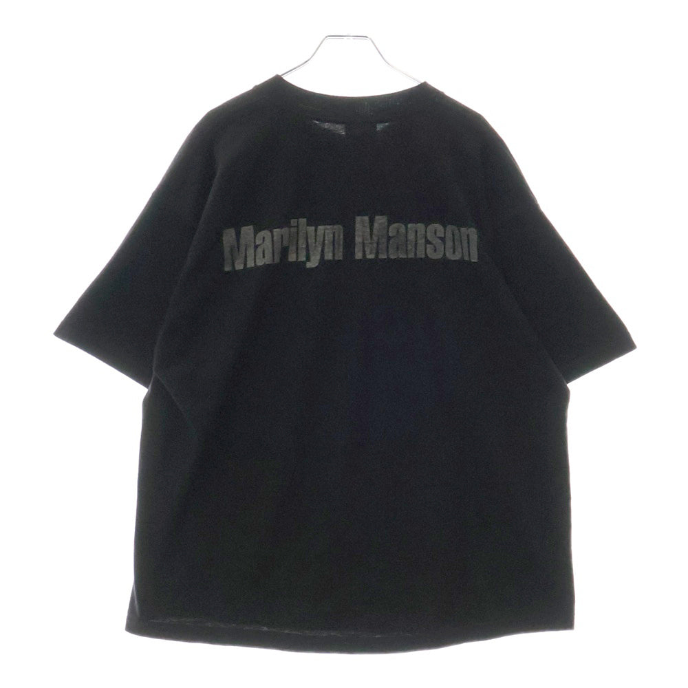 VINTAGE(ヴィンテージ) 90S MARILYN MANSON BOOTLEG マリリンマンソン ブートレグ プリント 半袖Tシャツ ブラック