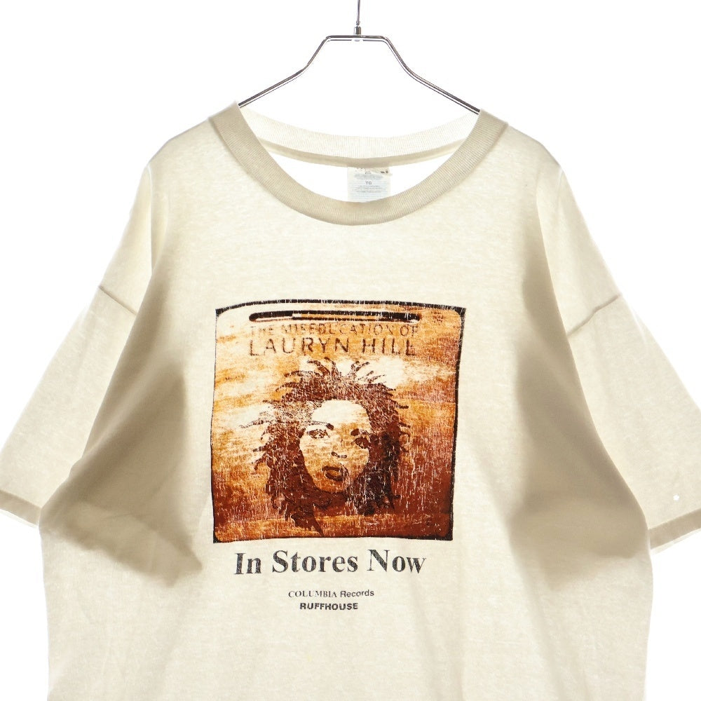 VINTAGE(ヴィンテージ) 90S LAURYN HILL IN STORES NOW ローリンヒル プリント 半袖Tシャツ ホワイト