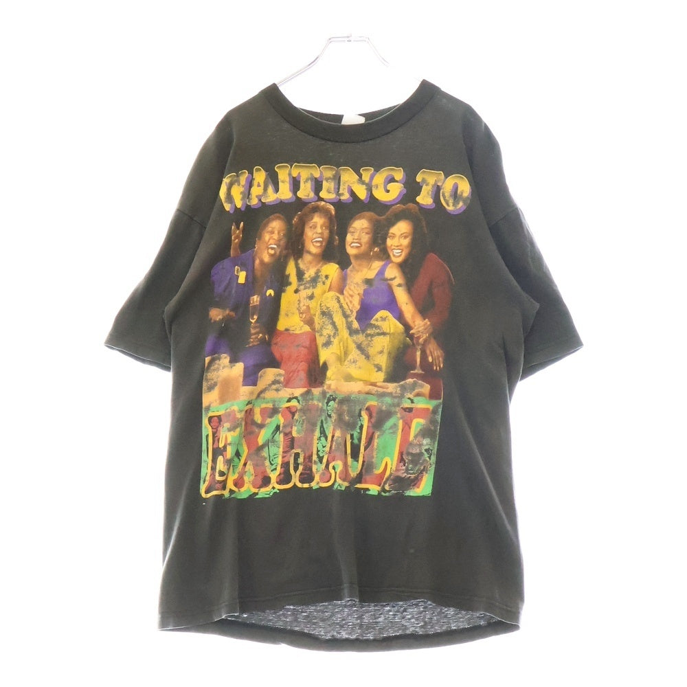 VINTAGE(ヴィンテージ) 90s WAITING TO EXHALE WHITNEY HOUSTON MOVIE TEE ため息つかせて ホイットニーヒューストン Tシャツ 半袖カットソー ブラック