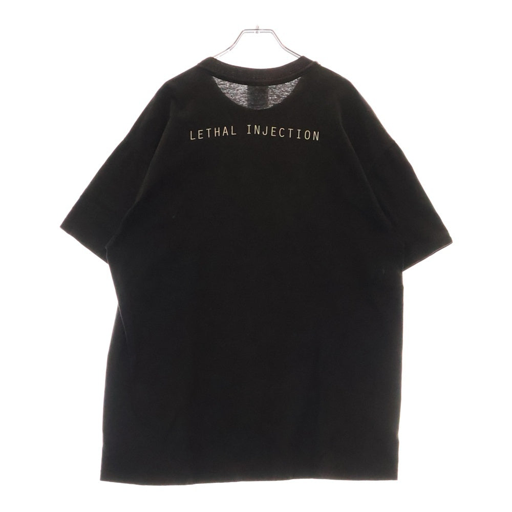 VINTAGE(ヴィンテージ) 90S ICE CUBE LETHAL INJECTION アイスキューブ リーサル・インジェクション 両面プリント 半袖Tシャツ ブラック