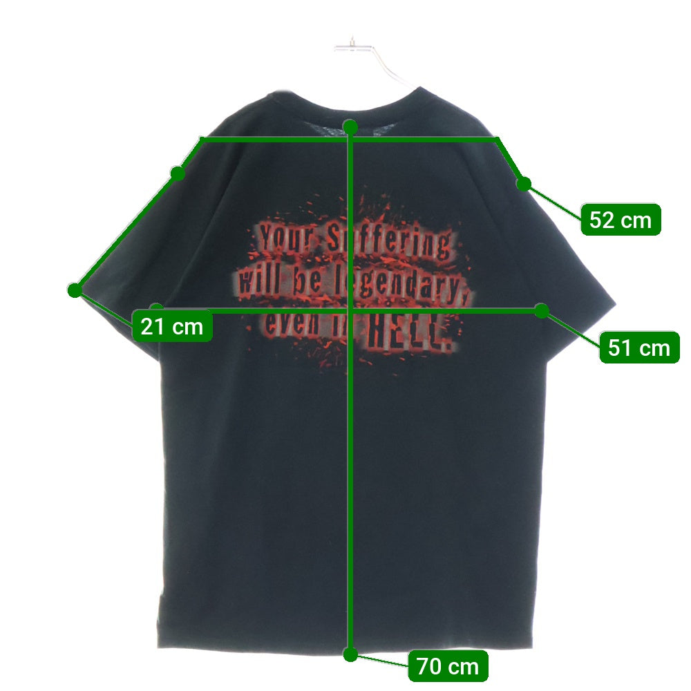 VINTAGE(ヴィンテージ) 00s HELLRAISER MOVIE TEE ヘルレイザー Tシャツ 半袖カットソー ブラック