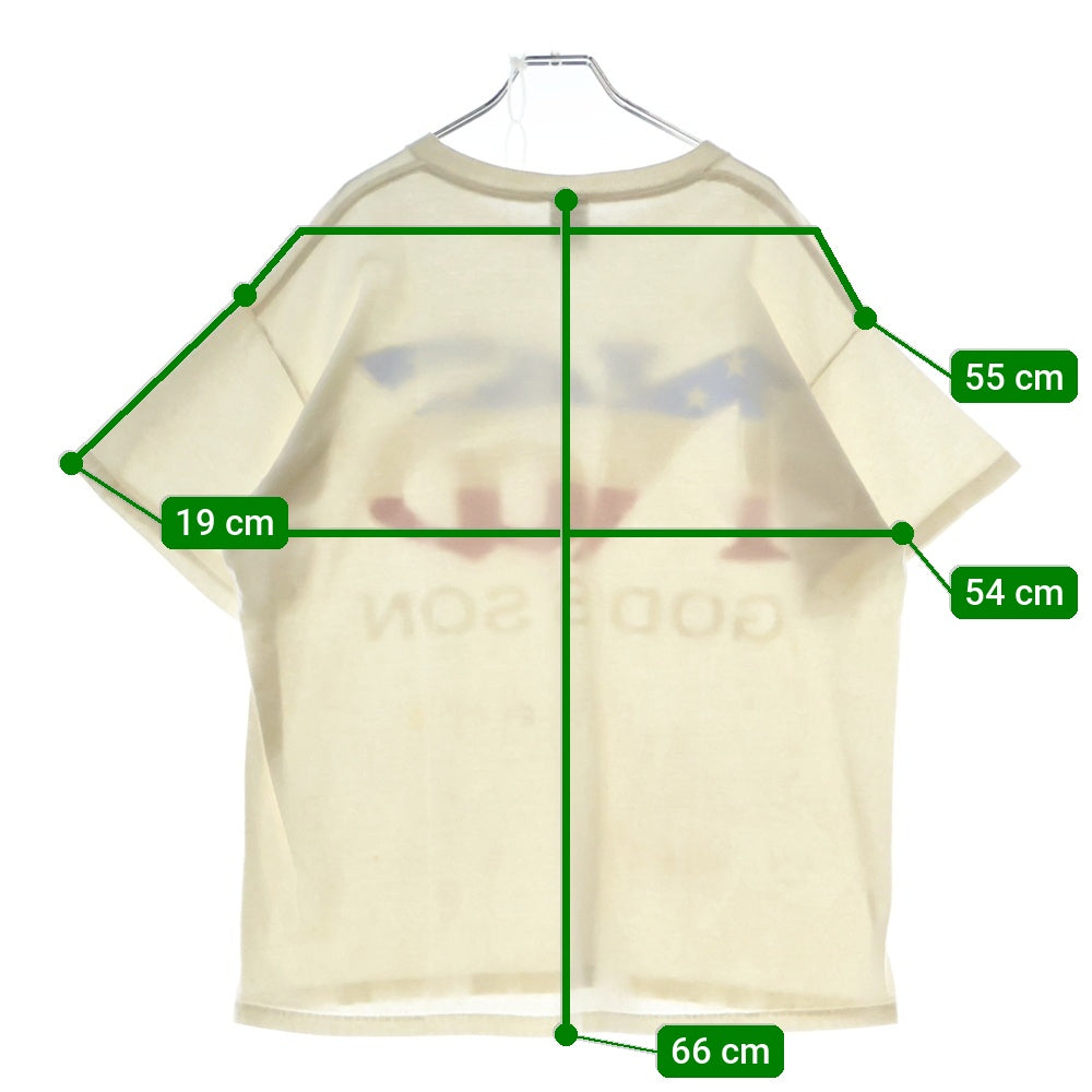 VINTAGE(ヴィンテージ) 00S Nas God's Son ナズ フロントプリント 半袖Tシャツ ホワイト