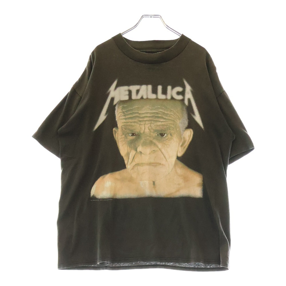 VINTAGE(ヴィンテージ) 90S METALLICA SANDMAN OFF TO NEVER LAND TOUR メタリカ 両面プリント 半袖Tシャツ ブラック