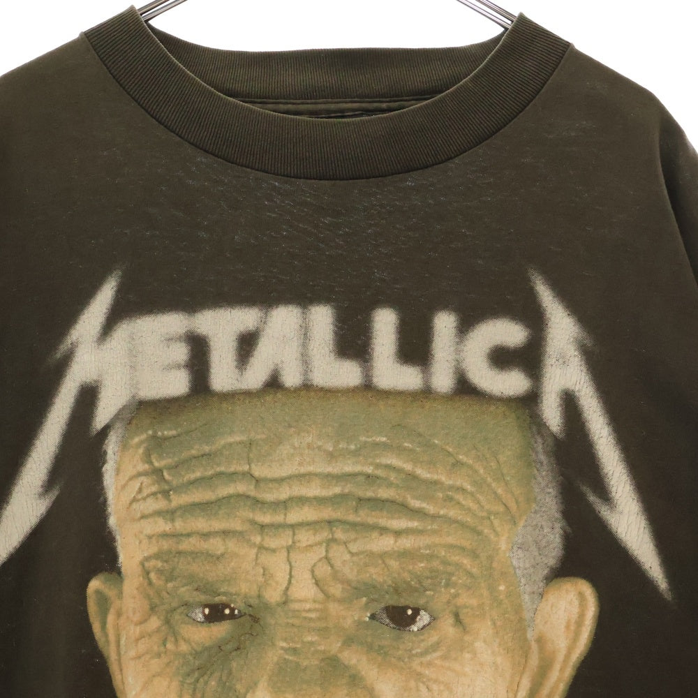 VINTAGE(ヴィンテージ) 90S METALLICA SANDMAN OFF TO NEVER LAND TOUR メタリカ 両面プリント 半袖Tシャツ ブラック