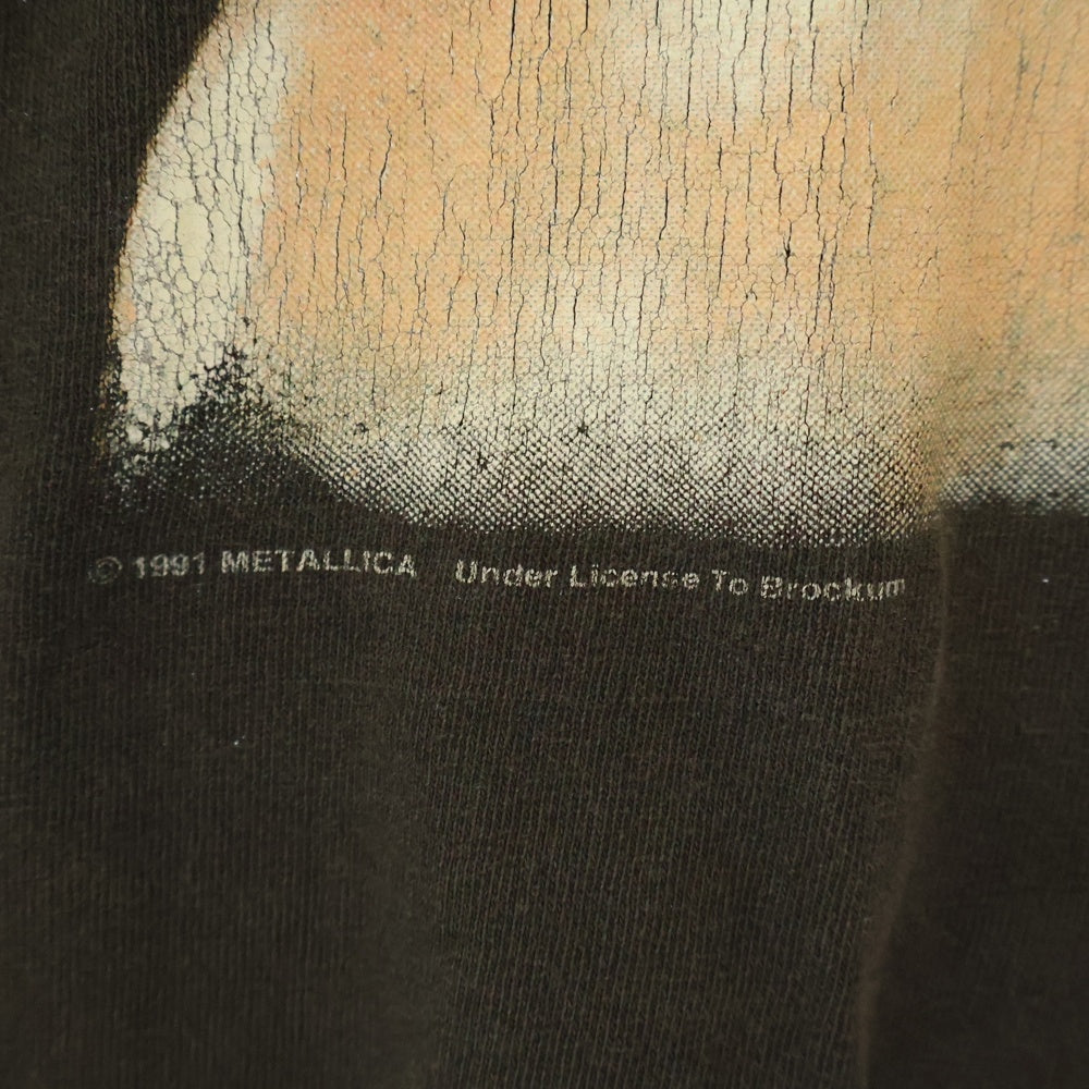 VINTAGE(ヴィンテージ) 90S METALLICA SANDMAN OFF TO NEVER LAND TOUR メタリカ 両面プリント 半袖Tシャツ ブラック