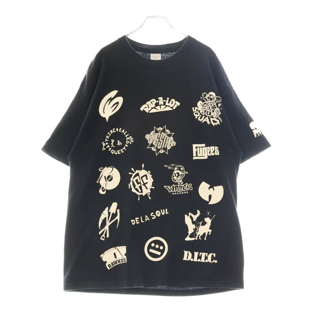 VINTAGE(ヴィンテージ) 90S Rap All Stars ラッププリント 半袖Tシャツ ブラック