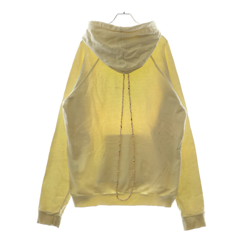 RAF SIMONS(ラフシモンズ) 04SS ARCHIVE 宗教期 ストーンネックレス付き プルオーバーパーカー フーディー クリーム
