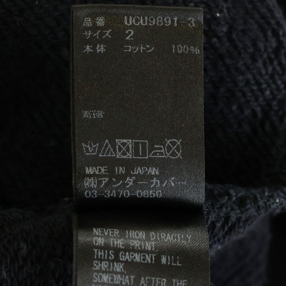 UNDERCOVER(アンダーカバー) 20SS CINDY SHERMAN UCU9891-3 プリントスウェット トレーナー ブラック