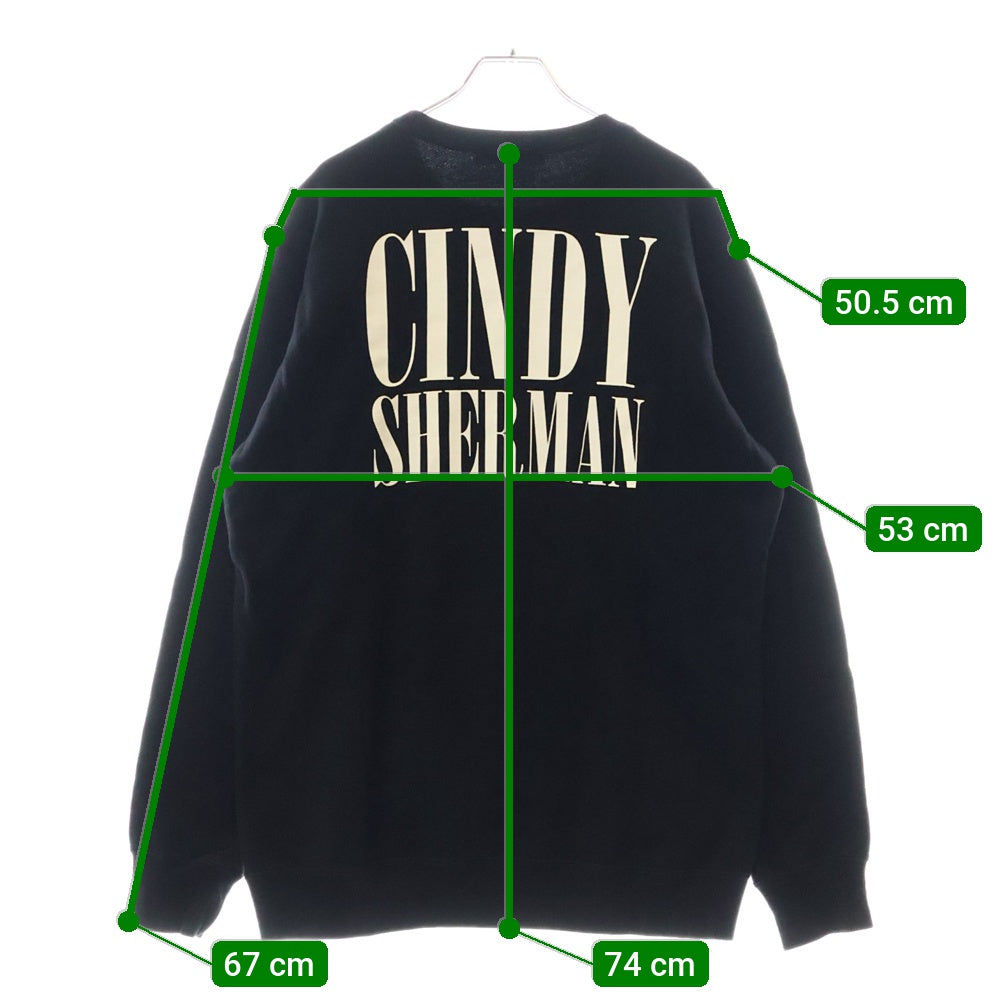 UNDERCOVER(アンダーカバー) 20SS CINDY SHERMAN UCU9891-3 プリントスウェット トレーナー ブラック