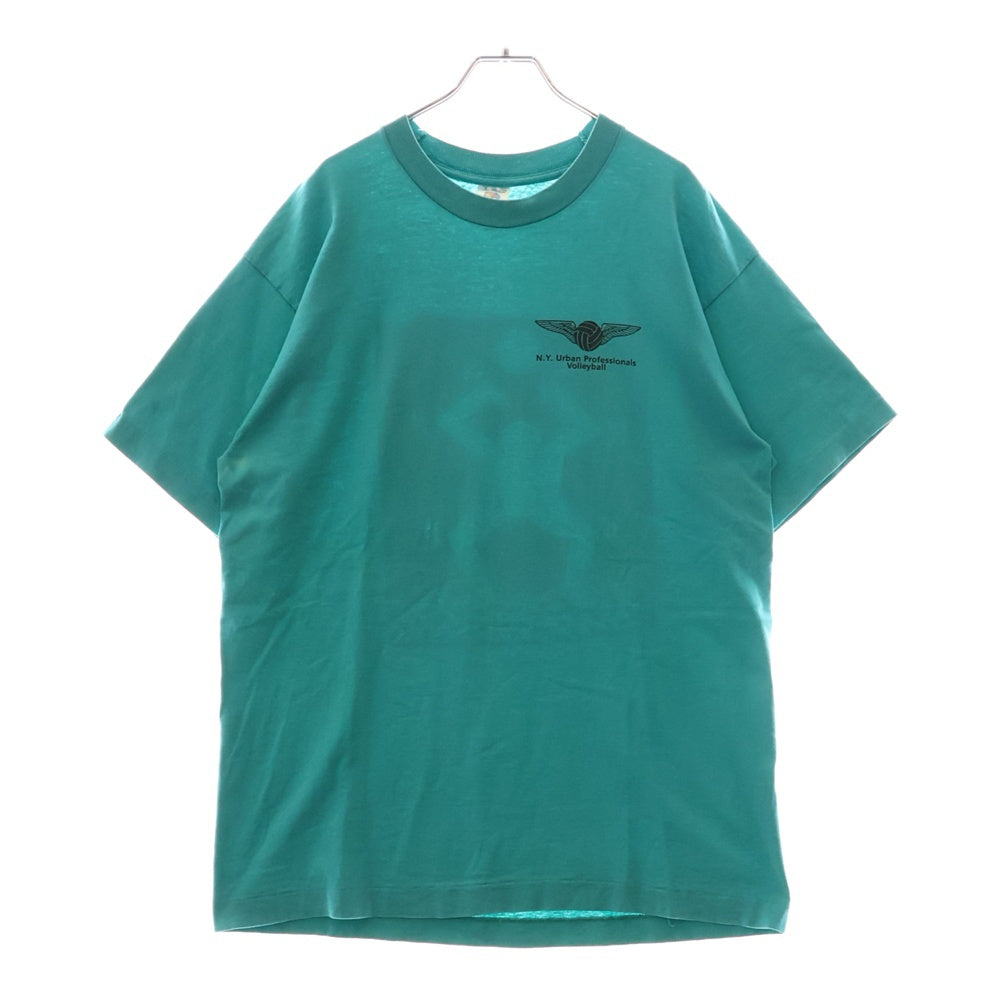 VINTAGE(ヴィンテージ) 90s Keith Haring N.Y Urban Professionals Volleyball キースへリング 両面プリント Tシャツ 半袖カットソー ブルー