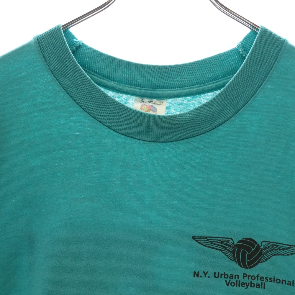 VINTAGE(ヴィンテージ) 90s Keith Haring N.Y Urban Professionals Volleyball キースへリング 両面プリント Tシャツ 半袖カットソー ブルー