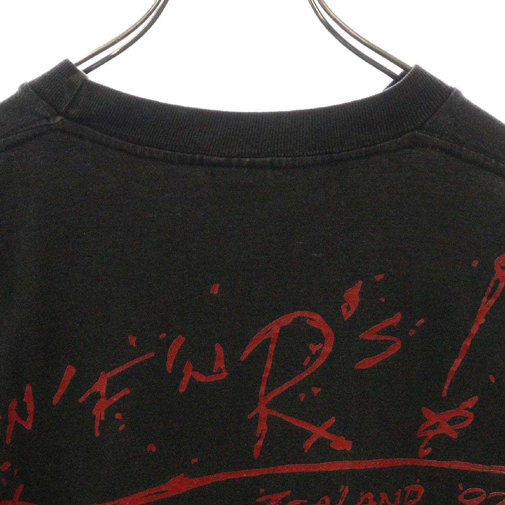 VINTAGE(ヴィンテージ) 90s GUNS 'N ROSES BAD APPLE ガンズ・アンド・ローゼズ バッド・アップル Tシャツ 半袖カットソー ブラック