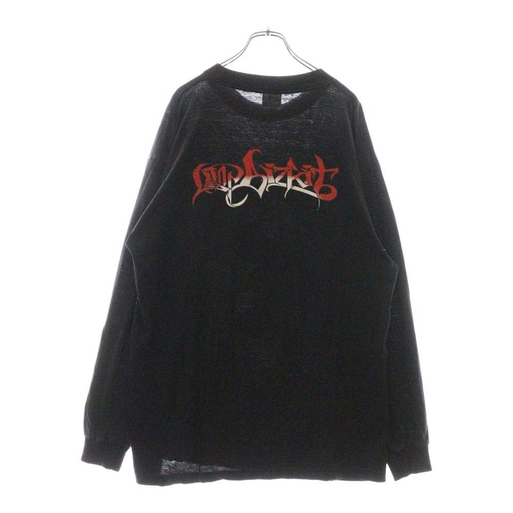 VINTAGE(ヴィンテージ) 90s LIMP BIZKIT SIGNFICANT OTHER BOOTLEG リンプビズキット ブートレグ Tシャツ 長袖カットソー ブラック