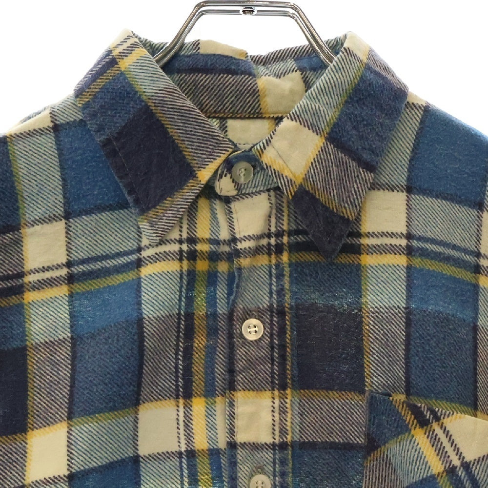 VINTAGE(ヴィンテージ) Sears Regular collar CHECK SHIRT シアーズ レギュラーカラー チェック 長袖シャツ ブルー