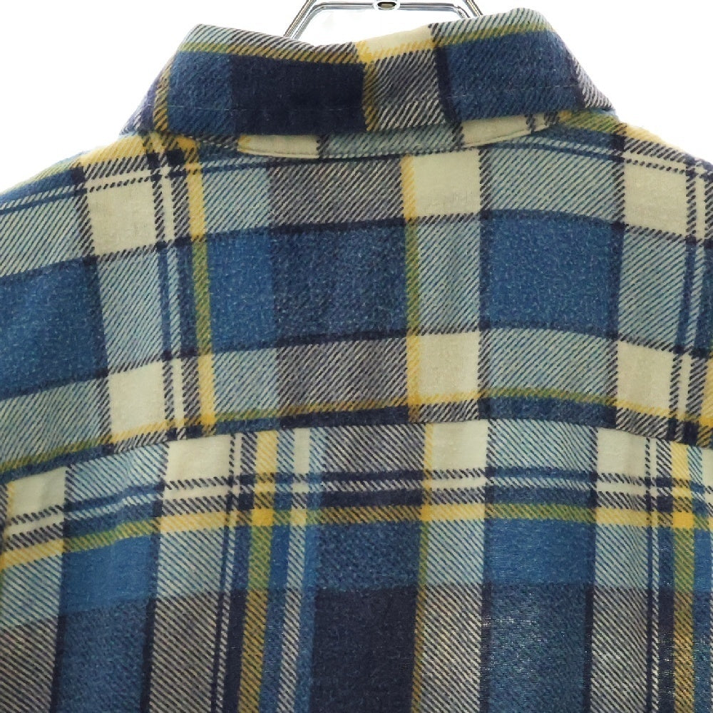 VINTAGE(ヴィンテージ) Sears Regular collar CHECK SHIRT シアーズ レギュラーカラー チェック 長袖シャツ ブルー