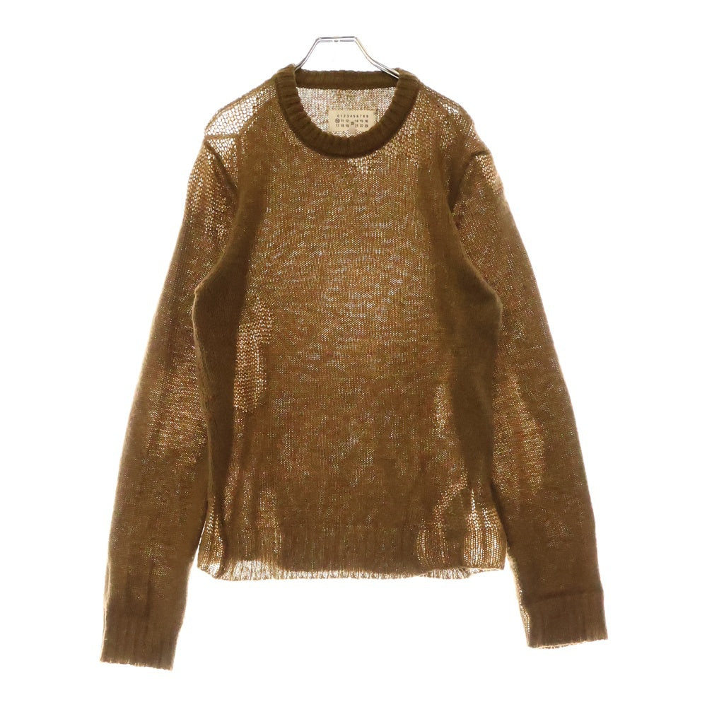 Maison Margiela 10(メゾン マルジェラ) 16AW CREW NECK クルーネック ニットセーター ブラウン S30HA0880 S15721