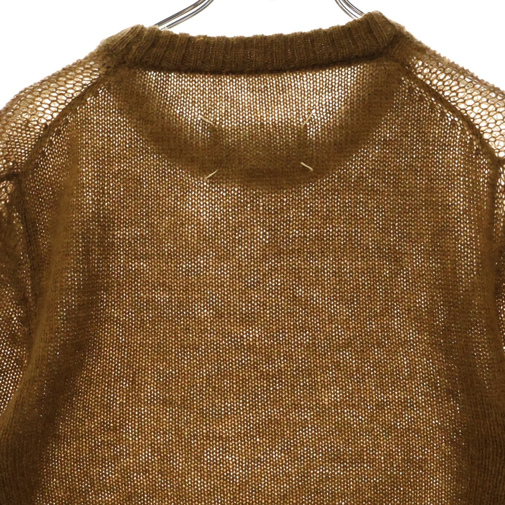 Maison Margiela 10(メゾン マルジェラ) 16AW CREW NECK クルーネック ニットセーター ブラウン S30HA0880 S15721