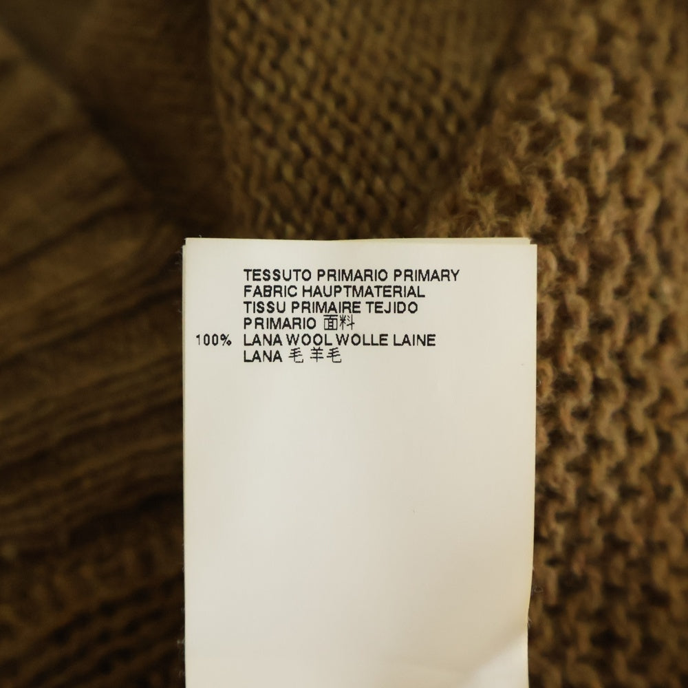 Maison Margiela 10(メゾン マルジェラ) 16AW CREW NECK クルーネック ニットセーター ブラウン S30HA0880 S15721
