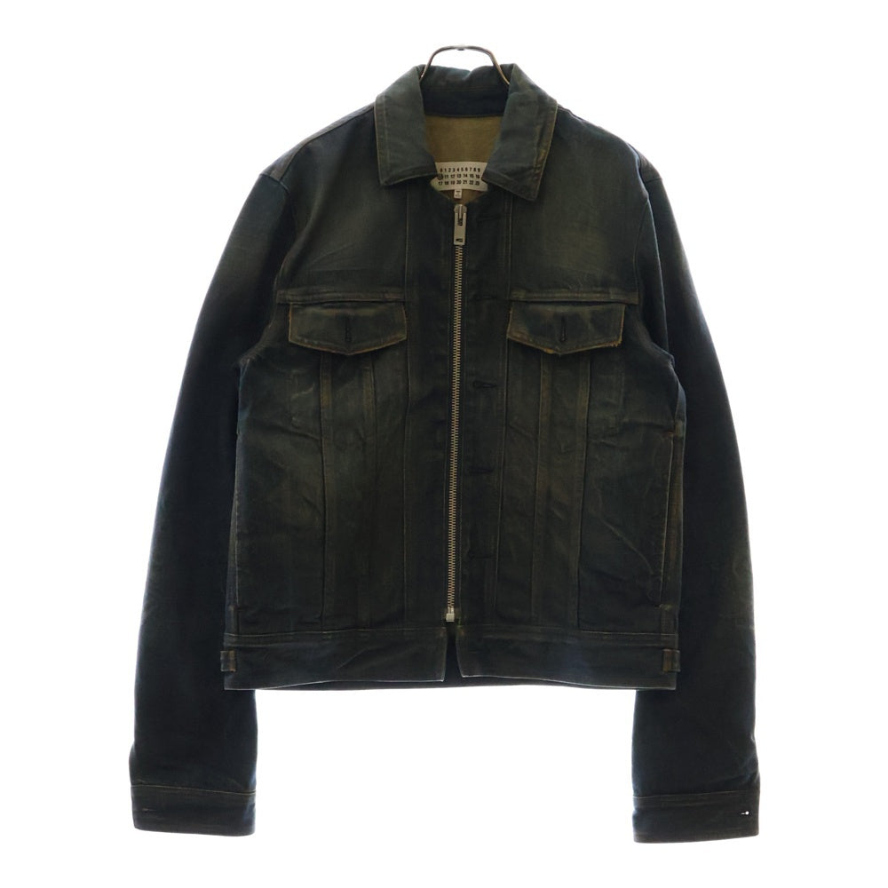 Maison Margiela 10(メゾン マルジェラ) 16SS デニム 再構築 ジップアップ ジャケット インディゴ S50AM0255 S30489