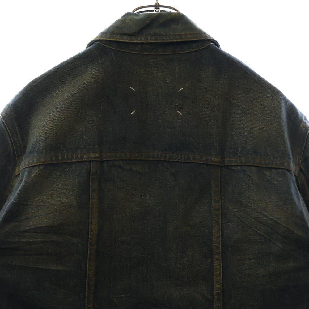 Maison Margiela 10(メゾン マルジェラ) 16SS デニム 再構築 ジップアップ ジャケット インディゴ S50AM0255 S30489
